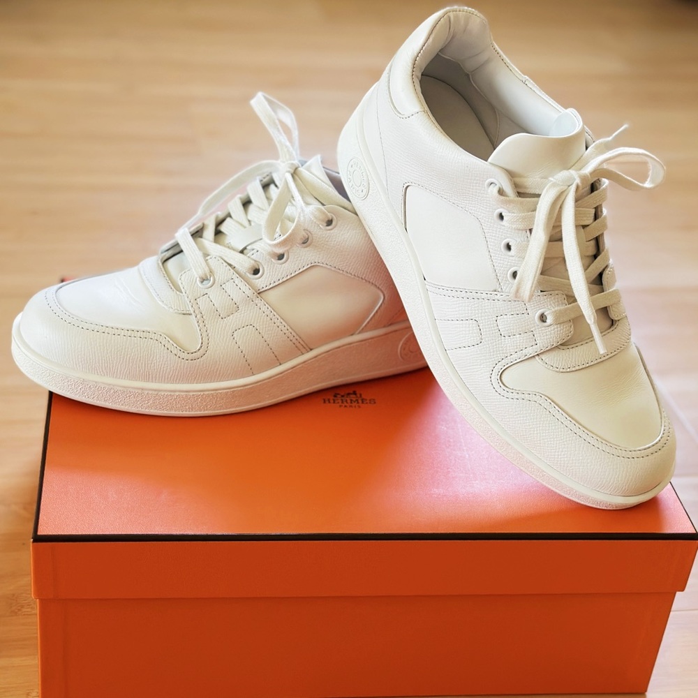 Hermes Free sneaker blanc size 37